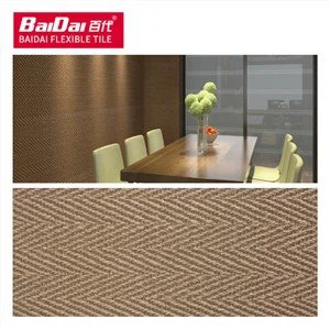 Geri dönüştürülebilir modern banyo esnek dokuma tavan döşemesi